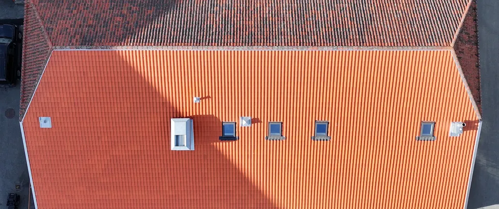 Drone inspeksjon av tak