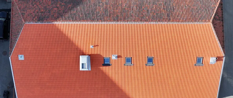 Drone inspeksjon av tak