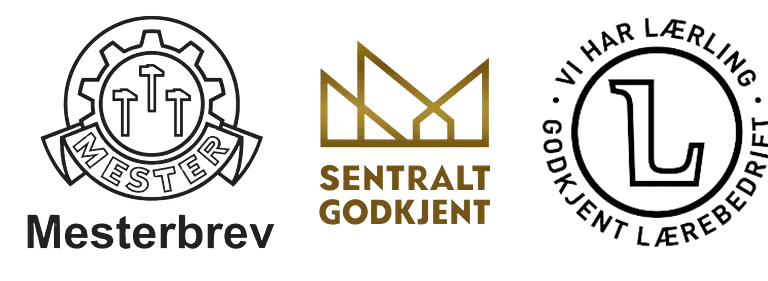 Logo, mester brev , sentral godkjent, godkjent lærebedrift